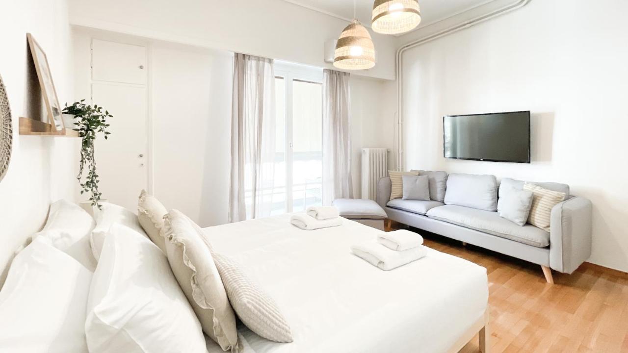 Boho Chic 2Br Apartment In The Center Of เอเธนส์ ภายนอก รูปภาพ